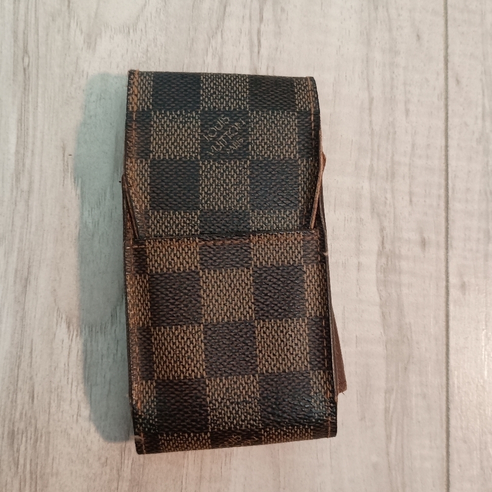 LOUIS VUITTON Wallet  Cigarette Damier Ebene Men's
